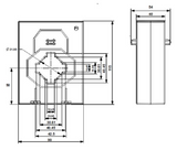 POLIER - TR324004200524 : Transformateur d'Intensité - Famille TR32 - 400 A - sortie 4-20 mA - Diamètre 32 mm - Classe 0.5 - Alim 24 VDC