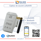 TCT - HARV003 : Capteur de courant LoRaWAN et BLE, 100% autonome