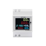 KETLER - KE10008 : Compteur électrique modulaire KETLER - Monophasé multifonction 100 A - Simple tarif - Affichage LCD