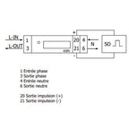 KETLER KE3205 - Compteur électrique - Monophasé 45 A - vue 3