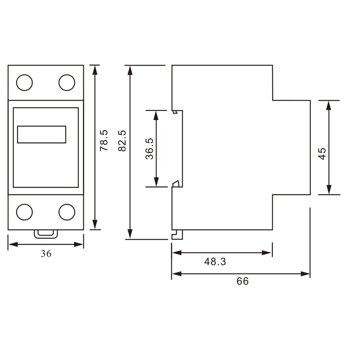 KETLER - KE6010W : Compteur contacteur électrique modulaire KETLER - M –  VOLTEBOX : N°1 du comptage électrique