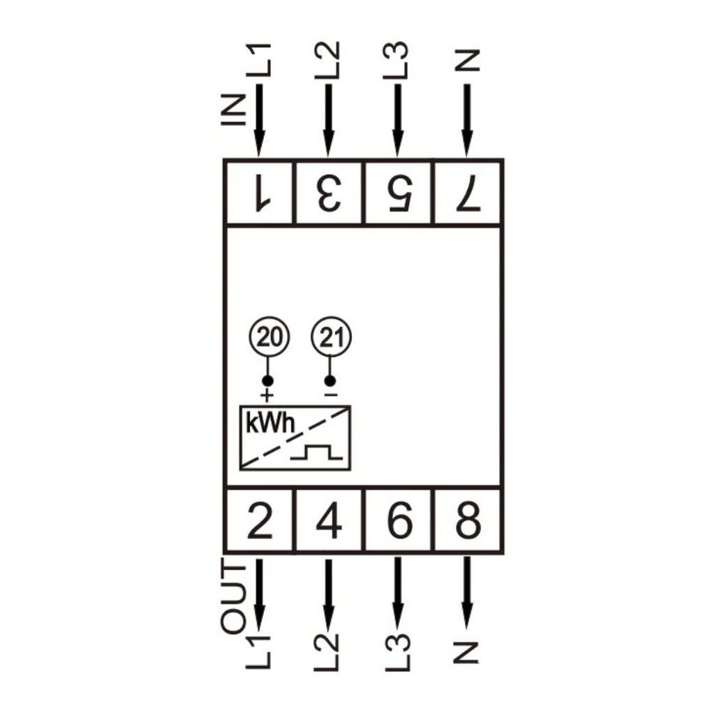 KETLER KETR8002 - Compteur électrique - Tétra 80 A - vue 3