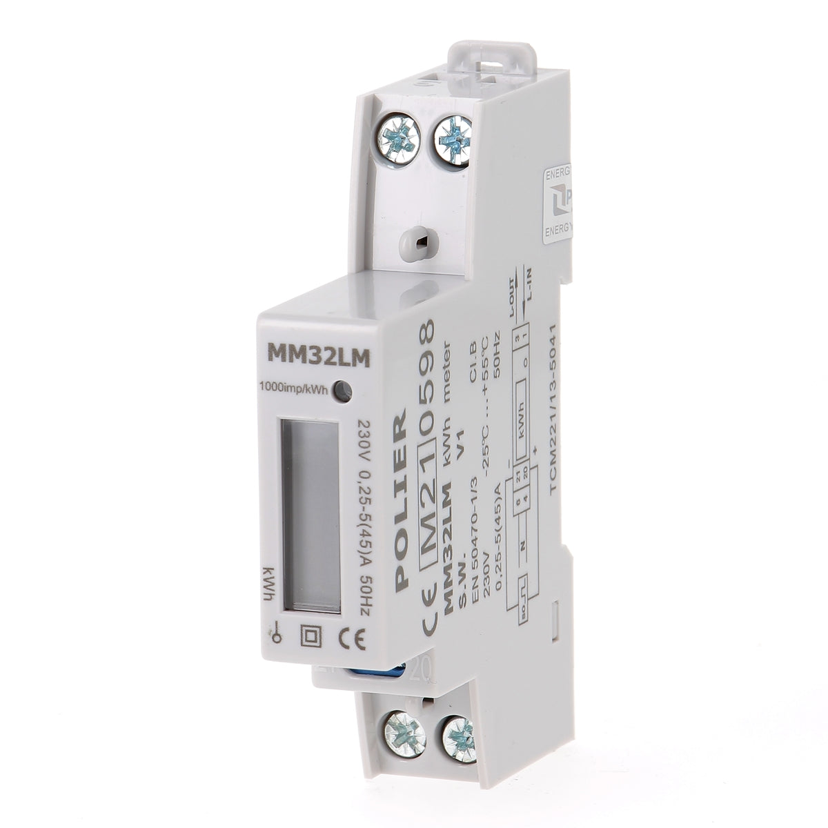 POLIER MM32LM - Compteur électrique - Monophasé 45 A