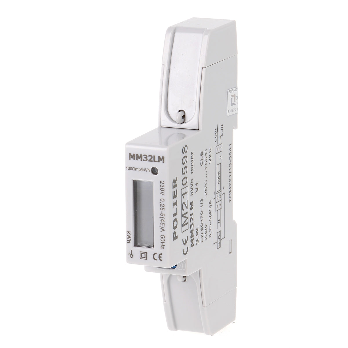 POLIER MM32LM - Compteur électrique - Monophasé 45 A - vue 7