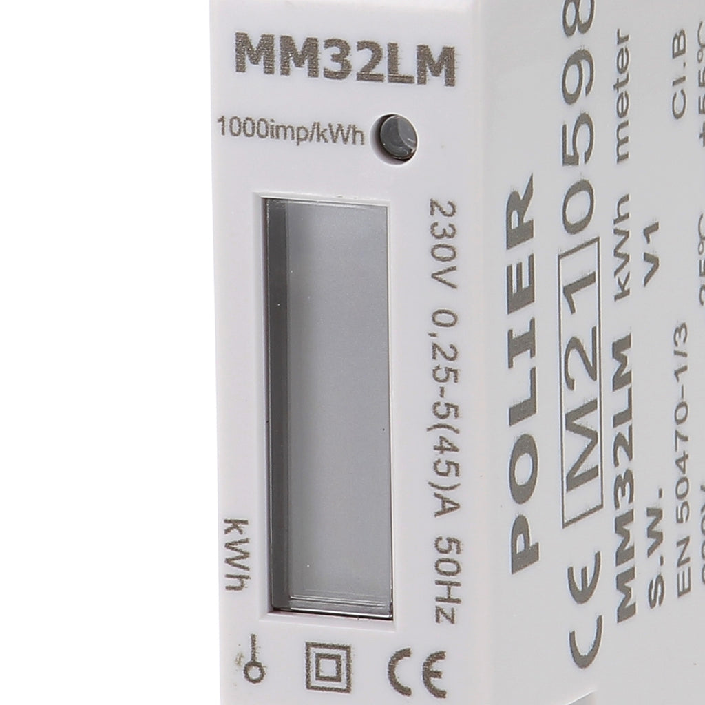 POLIER MM32LM - Compteur électrique - Monophasé 45 A - vue 10