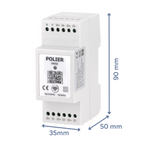POLIER MM5E5C - Ecocompteur monophasé connecté WIFI 5 postes (RT2012 - RE2020) - vue 6