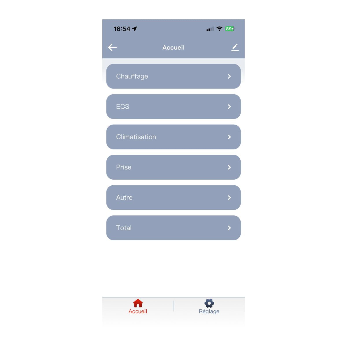 POLIER MM5E5C - Éco-compteur Wi-Fi 5 postes avec 5 TC ouvrants