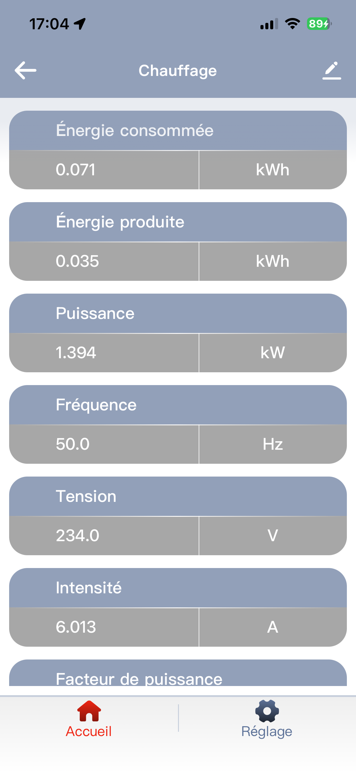 POLIER MM5E5C - Éco-compteur Wi-Fi 5 postes avec 5 TC ouvrants