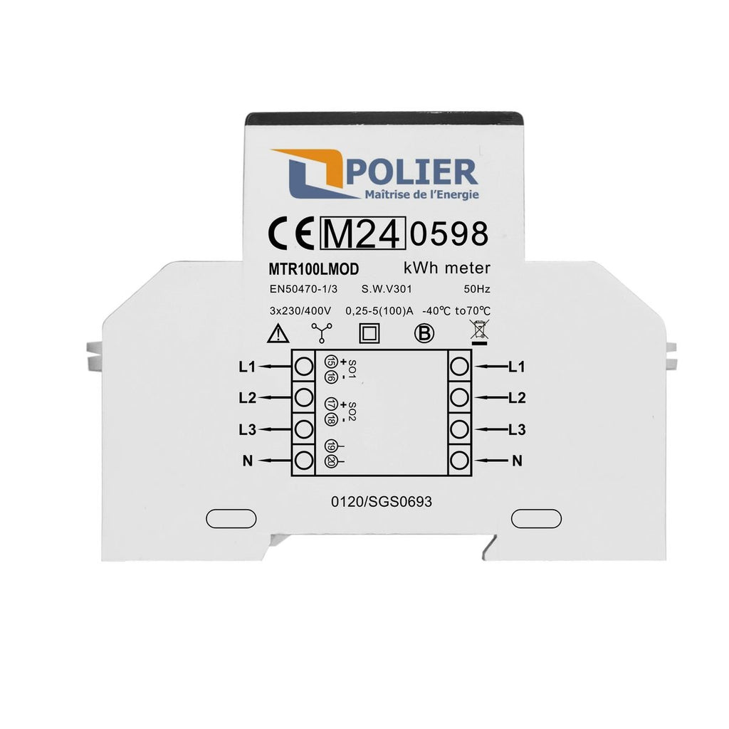 POLIER MTR100LMOD - Compteur électrique - Tétra 100 A - vue 7