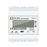 POLIER - MTR100LMOD : Compteur électrique modulaire - Tétra 100 A - Certifié MID - Simple tarif - Modbus RS485 - Sortie d'impulsion - Affichage LCD