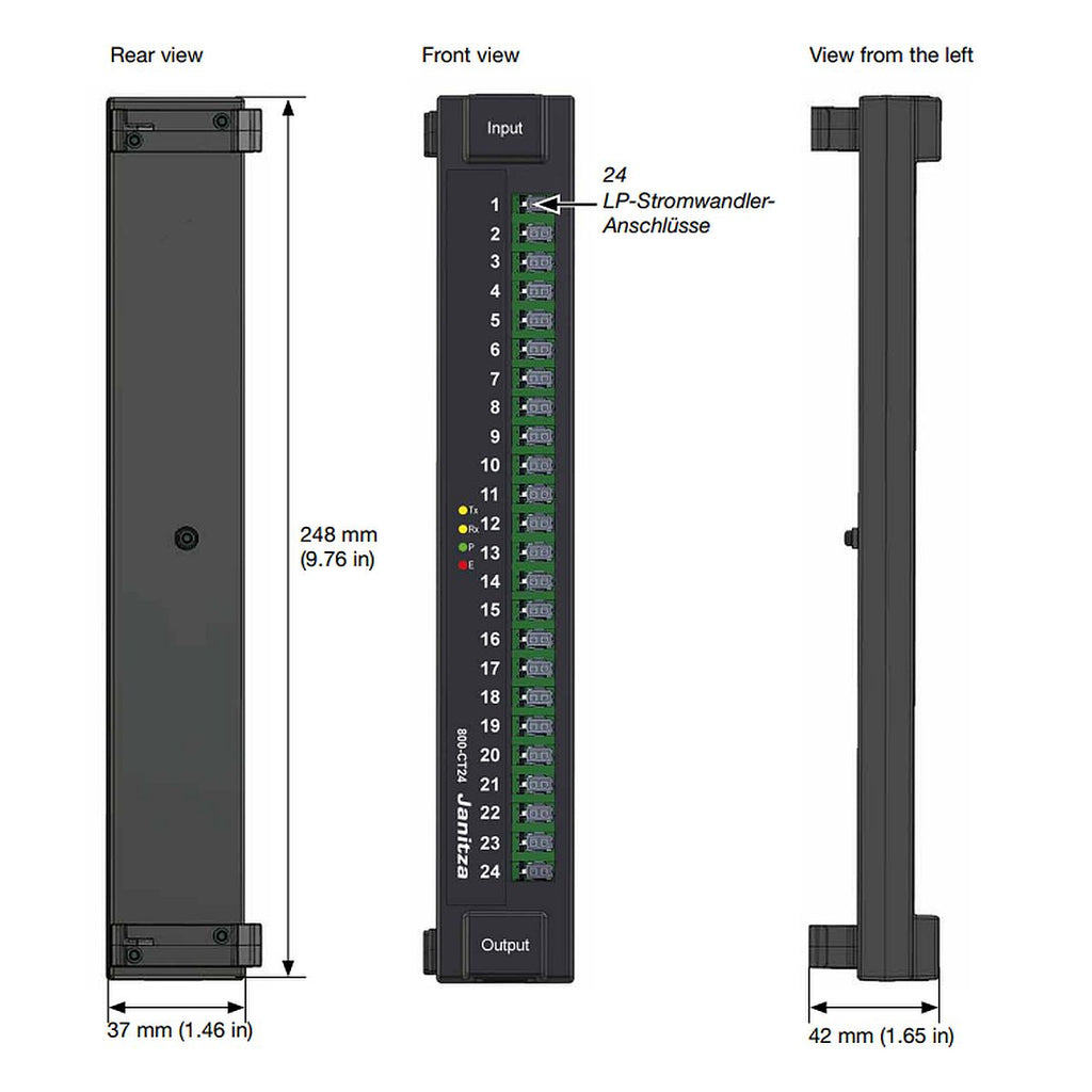 JANITZA 5231247 - Module 800-CT24 - Module pour UMG 800 et UMG 801 - vue 4