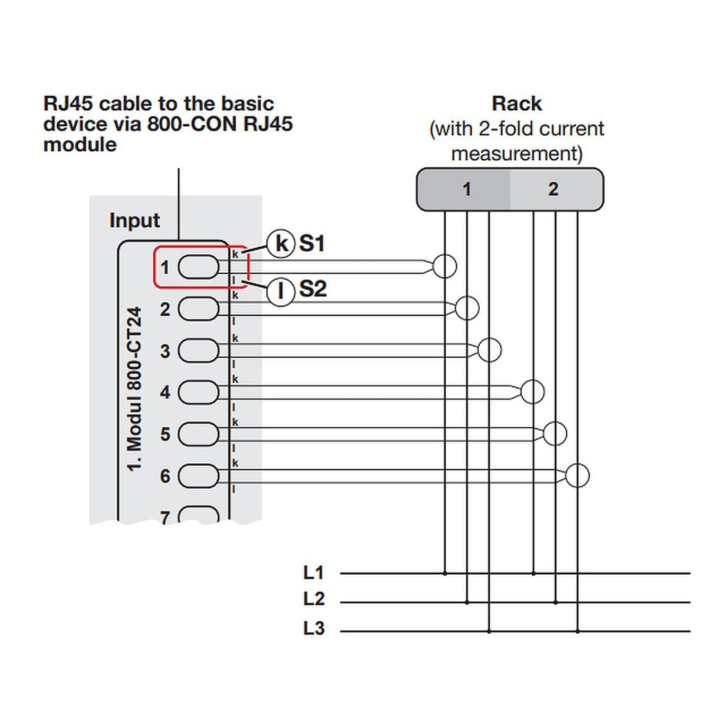 JANITZA 5231247 - Module 800-CT24 - Module pour UMG 800 et UMG 801 - vue 2