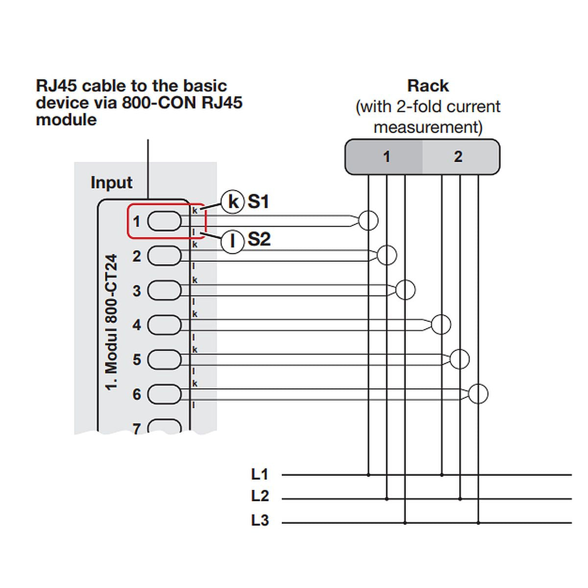 JANITZA 5231247 - Module 800-CT24 - Module pour UMG 800 et UMG 801 - vue 2