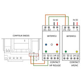 BRTEMPO3 : Boitier relais TEMPO - Contact sec HP/HC - Conforme CE