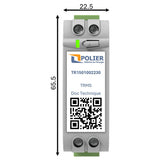 POLIER - TR1501002230 : Transducteur - 5 A sortie 0-10 V - Famille I512 - Classe 0.2 - Alimentation 230 VAC