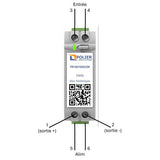 POLIER - TR1501002230 : Transducteur - 5 A sortie 0-10 V - Famille I512 - Classe 0.2 - Alimentation 230 VAC