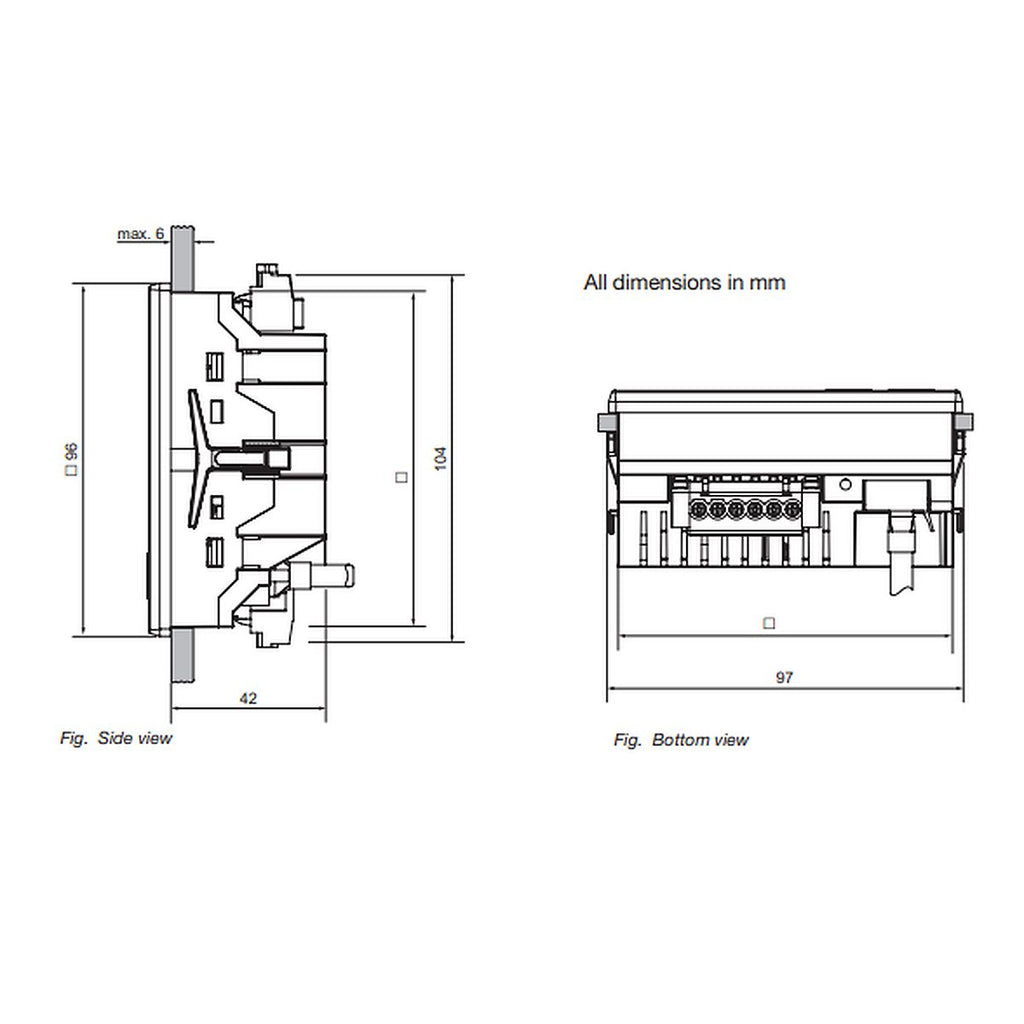 JANITZA - Centrale de mesure UMG 96-EL - Tri/tétra