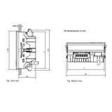 JANITZA - 5235001 : Centrale de mesure UMG 96-EL - Tri/tétra - Comm. Ethernet (Modbus TCP), Certifié UL, Alimentation 90 ... 277 VCA, 90 ... 250 VCC