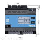 JANITZA - Centrale de mesure modulaire UMG 604E - Tri/tétra - 128 Mo de mémoire