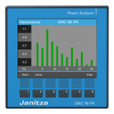 JANITZA - 5232001 : Centrale de mesure tri/tétra UMG 96-PA - 8 Mo de mémoire - Comm. RS485 Modbus