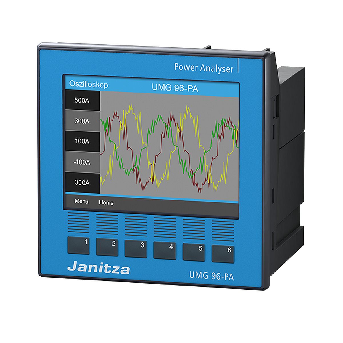 JANITZA - Centrale de mesure UMG 96-PA - Tri/tétra - 8 Mo de mémoire