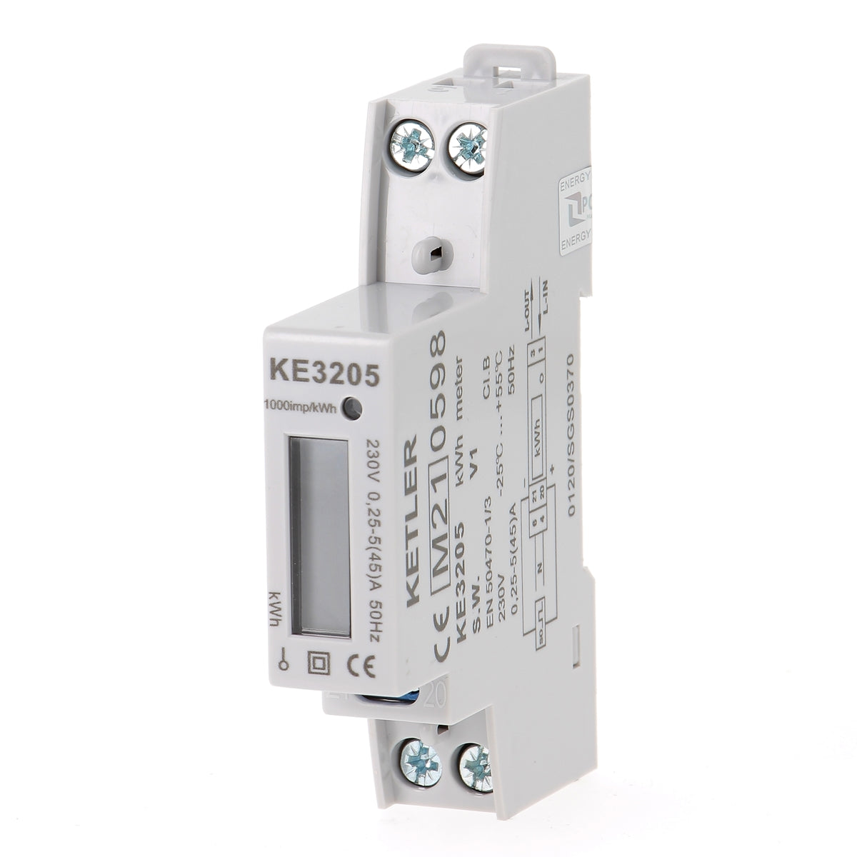 KETLER KE3205 - Compteur électrique - Monophasé 45 A