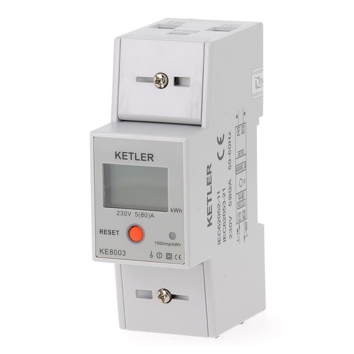 KETLER KE8003 - Compteur électrique - Monophasé 80 A