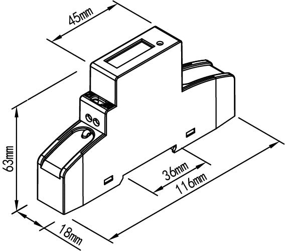 KETLER KE3205 - Compteur électrique - Monophasé 45 A - vue 5