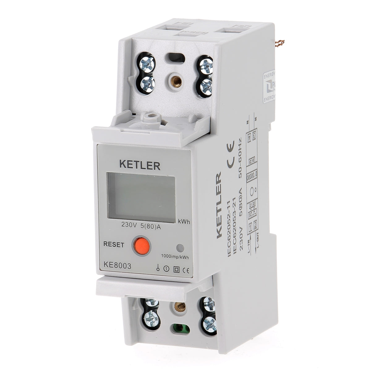 KETLER KE8003 - Compteur électrique - Monophasé 80 A - vue 5