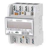 Compteur électrique tétra 80A simple tarif MID Sortie d'impulsion - KE8007