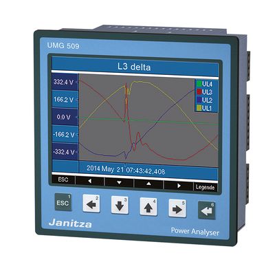 5226001 centrale de mesure en façade Modbus TCP Profibus serveur web RCM  JANITZA