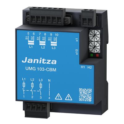 JANITZA 5228001 - Centrale de mesure modulaire UMG 103-CBM - Tétra sans affichage