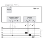 JANITZA 5228001 - Centrale de mesure modulaire UMG 103-CBM - Tétra sans affichage - vue 2