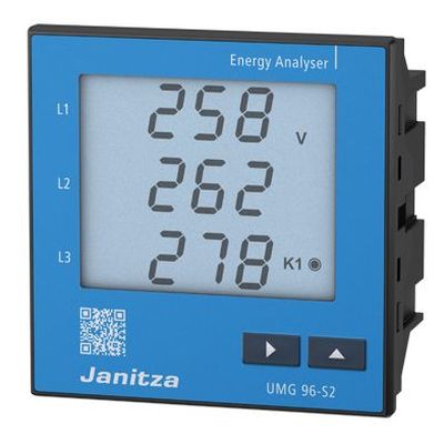 5234001 centrale de mesure en façade Modbus RTU JANITZA
