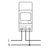 ALGODUE - 110700010001VOL : Compteur électrique modulaire - Monophasé 80A - Certifié MID - RS485 Modbus - UEM80-2D R