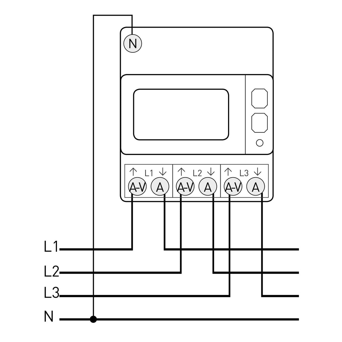 ALGODUE 110400090001VOL - Compteur électrique - Tétra 80A - vue 3