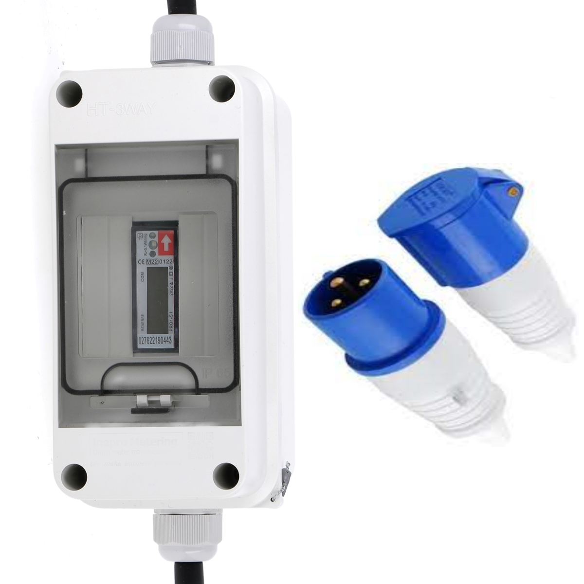 INEPRO FM16MC - Compteur électrique mobile - Monophasé 16 A