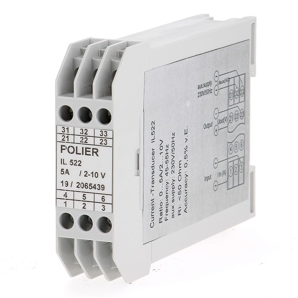 POLIER IL522521005230 - Transducteur - 5 A sortie 2-10 V