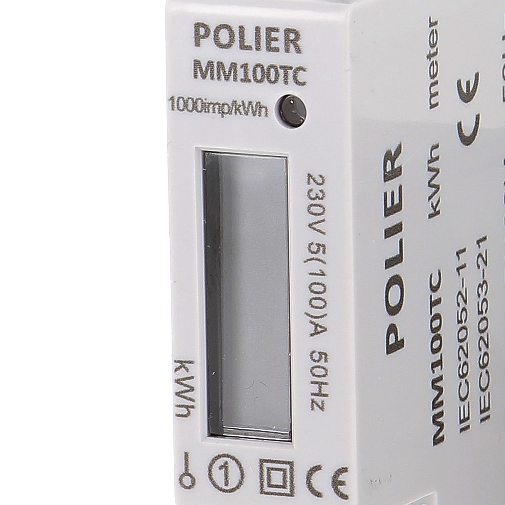 POLIER MM100TC - Compteur électrique - Monophasé 100 A avec Transformateur d'Intensité - vue 6