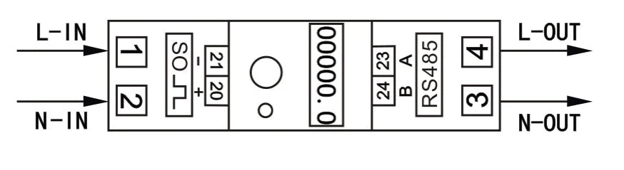 POLIER MM80LMZMOD - Compteur électrique - Monophasé 80 A - vue 3