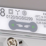 Compteur électrique tétra 80A simple tarif MID Sortie d'impulsion - MTR80LM