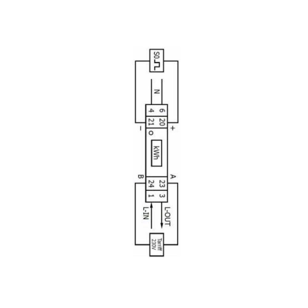 INEPRO PRO12T - Compteur électrique - Monophasé 45 A - vue 2
