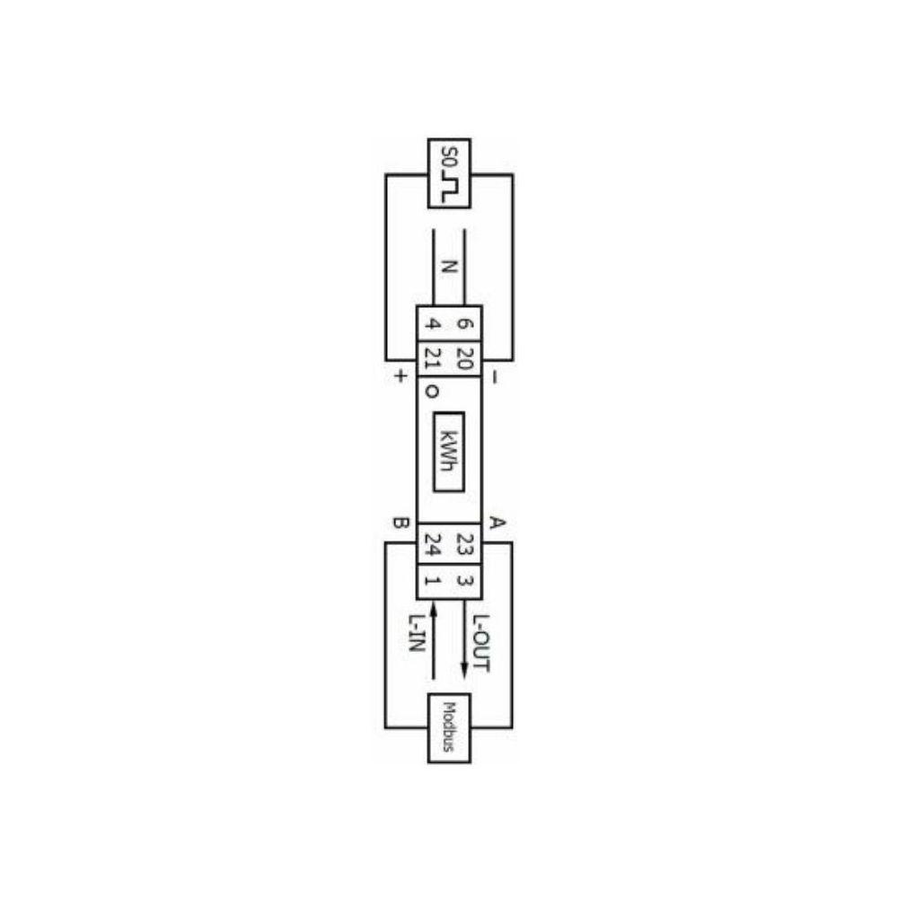 INEPRO PRO1MOD - Compteur électrique - Monophasé 45 A - vue 2