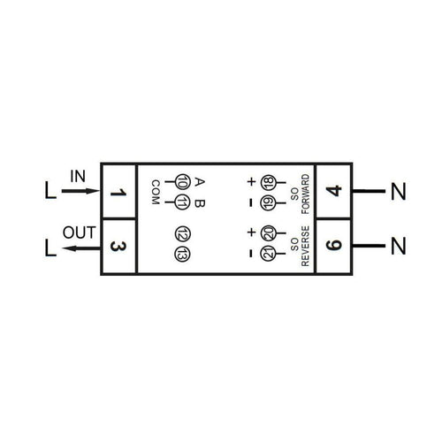 INEPRO PRO22T - Compteur électrique - Monophasé 100 A - vue 2