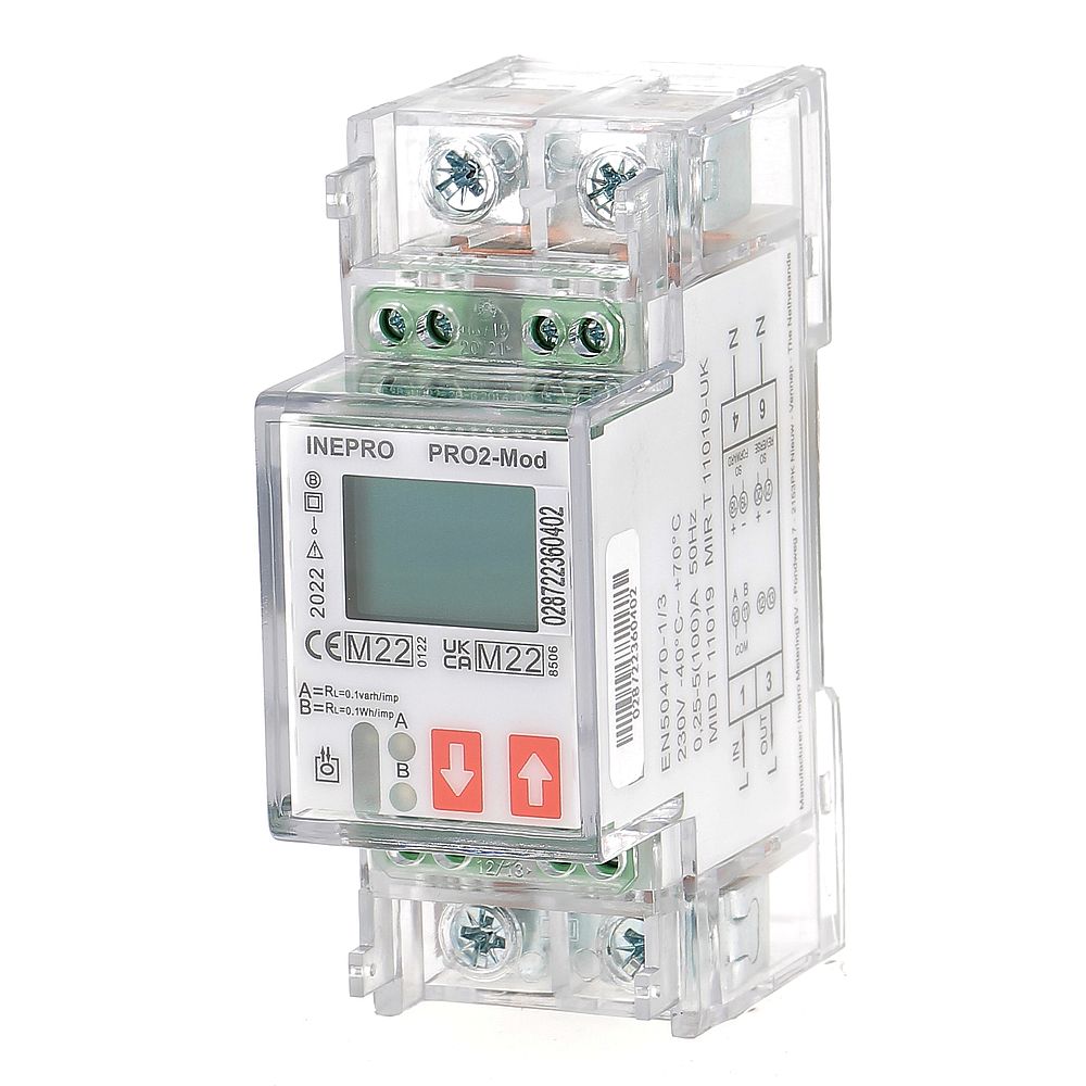 INEPRO PRO2MOD - Compteur électrique - Monophasé 100A - vue 3