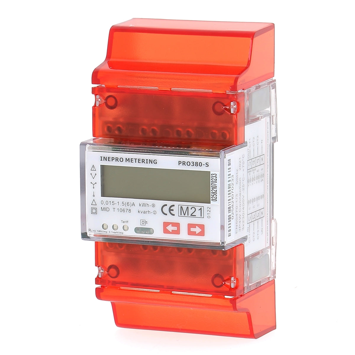 INEPRO PRO380SCT - Compteur électrique - Triphasé/tétra 5 ou 1 A (TC)