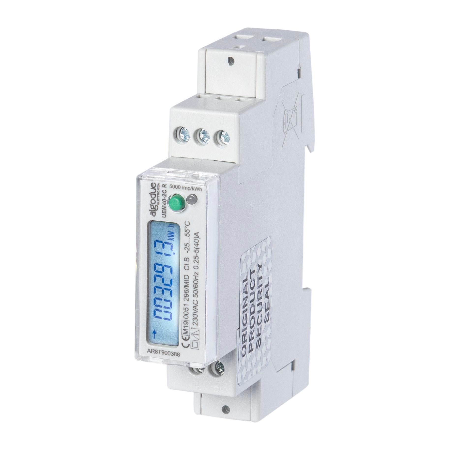 Compteur d'énergie numérique AC40-300 V 100 A - Compteur de courant  alternatif calibré KWh - Ampèremètre 